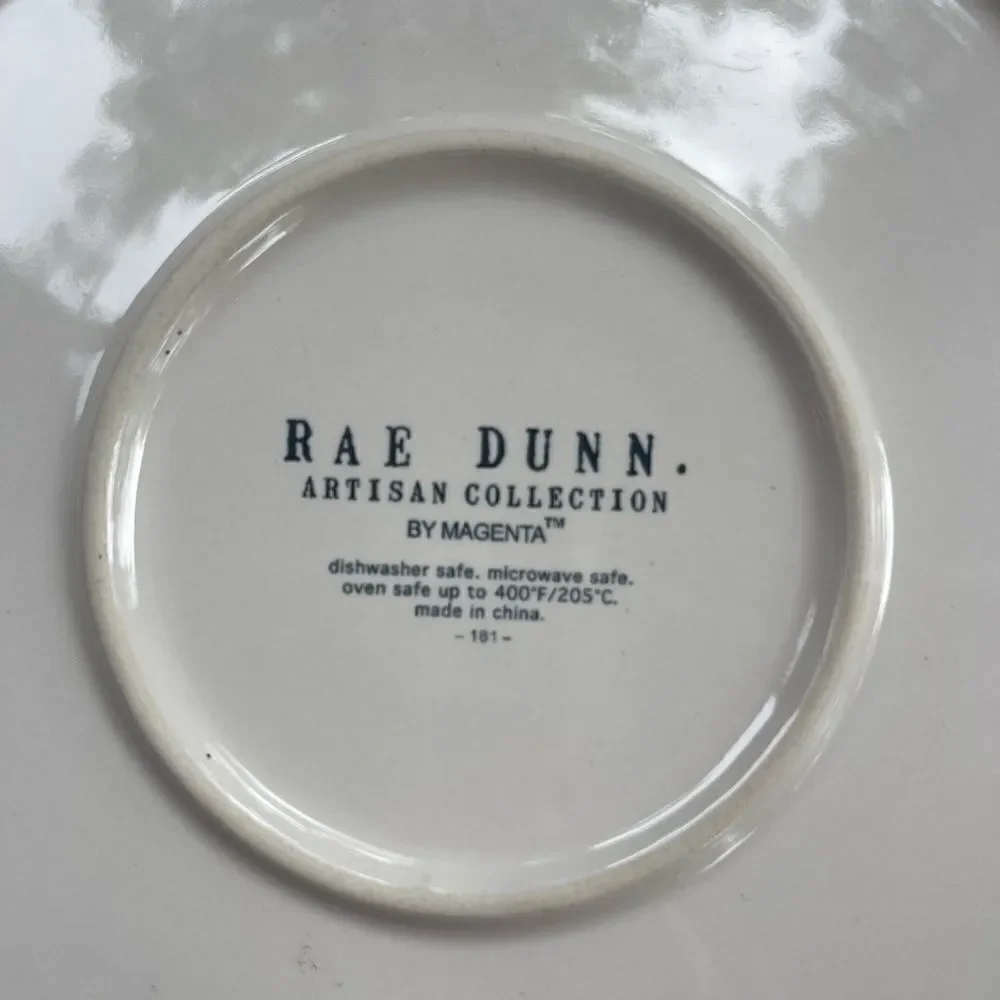Rae Dunn Thanksgiving BLESSED Pie Plate with Pumpkin NWOT